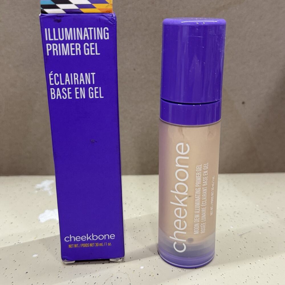 Cheekbone Illuminating Primer gel “Moon Dew” 1 Oz New In Box
